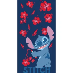 Stitch® Hibiscusblomster Bomuld Håndklæde