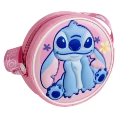 Stitch® Rund Skuldertaske Lyserød