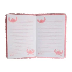 Stitch® Fluffy Notesbog Pink