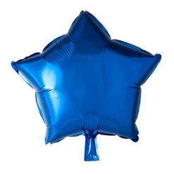 Stjerne Folieballon Blå