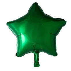 Stjerne Folieballon Grøn