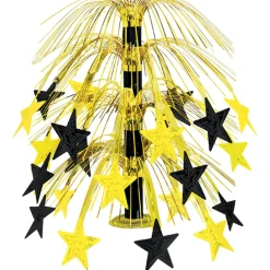 Stjerne Borddekoration Guld/Sort