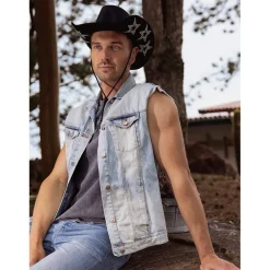 Stjerne Cowboyhat Sort
