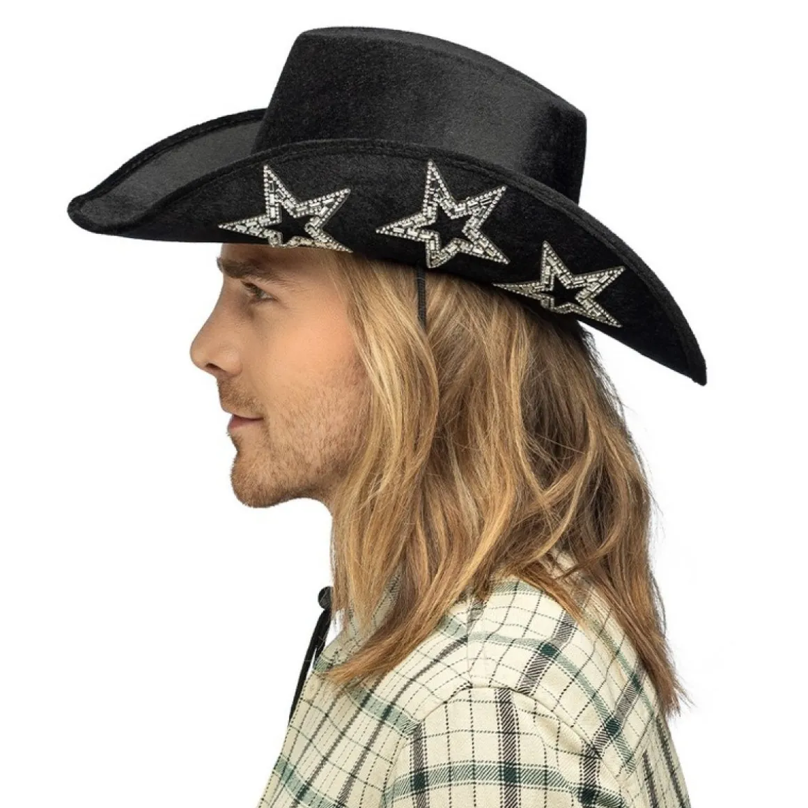 Stjerne Cowboyhat Sort
