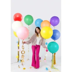 Stor Rund Ballon Orange
