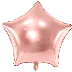 Stor Stjerne Folieballon Rosaguld