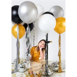 Stor Rund Ballon Sort