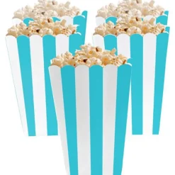Stribede Popcornbægre Turkis