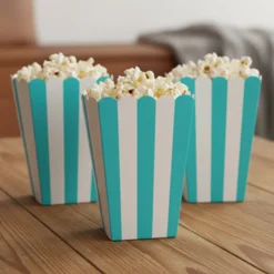 Stribede Popcornbægre Turkis