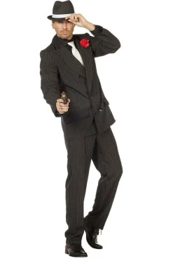 Stribet Gangster Kostume