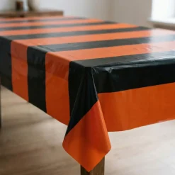 Stribet Halloween Dug Orange/Sort