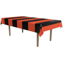 Stribet Halloween Dug Orange/Sort