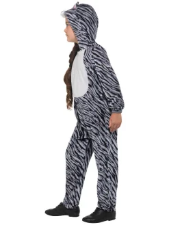 Stribet Kat Børnekostume