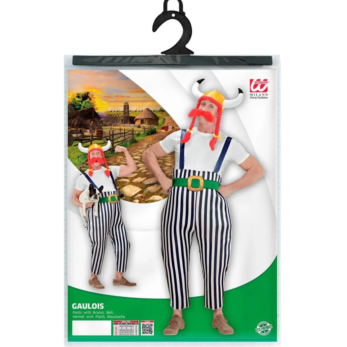 Stærk Gallisk Mand Kostume