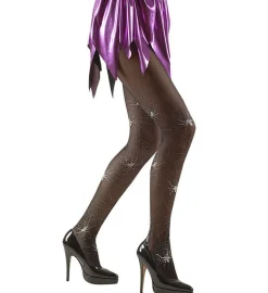 Strømpebukser Spindelvæv Glitter