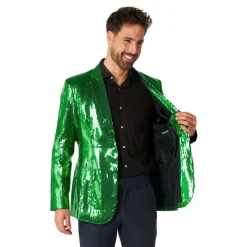 Suitmeister® Lucky Green Sequin Blazer