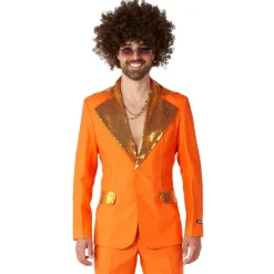 Suitmeister® Orange Disco Fever Jakkesæt