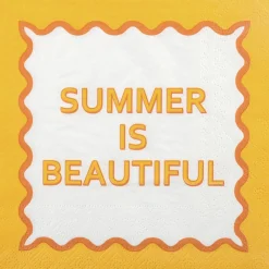 Summer Vibes Servietter Gul