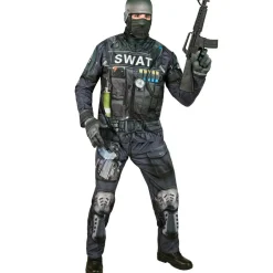 SWAT Kostume Sort/Blå