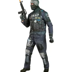 SWAT Kostume Sort/Blå