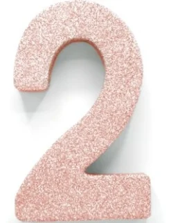 Tal Bordpynt Glitter Rosaguld