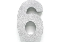 Tal Bordpynt Glitter Sølv