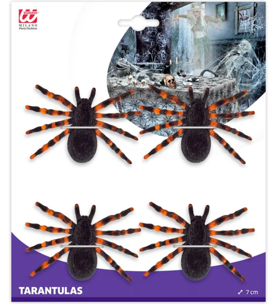 Tarantel Edderkopper Sort/Orange