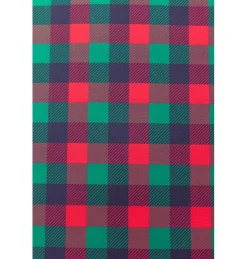 Tartan Dug Rød/Grøn
