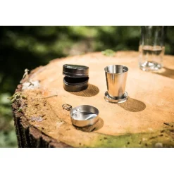 Teleskopisk Shotglas Rustfrit Stål