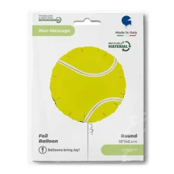 Tennisbold Folieballon Gul