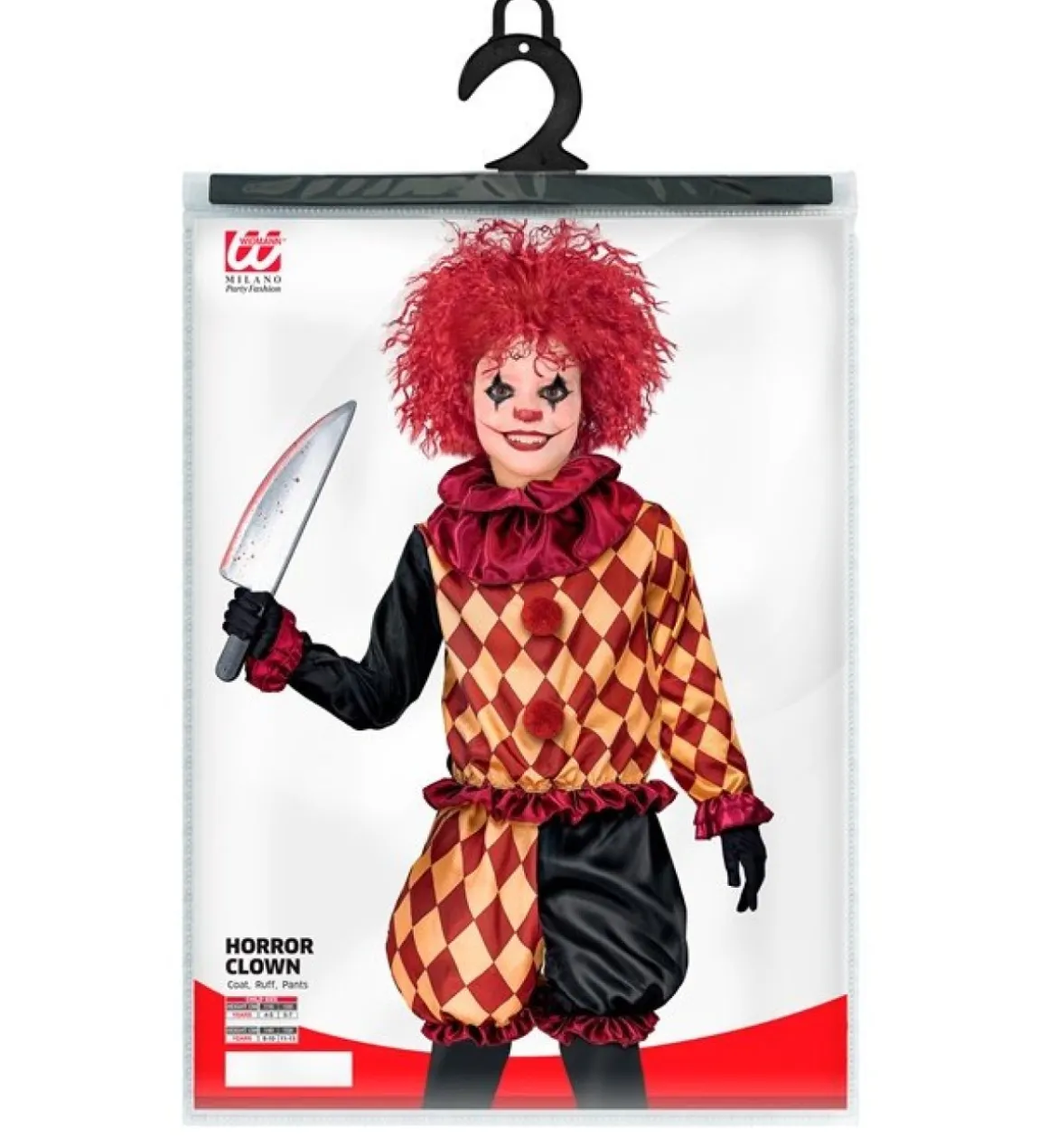 Ternet Horror Klovn Børnekostume