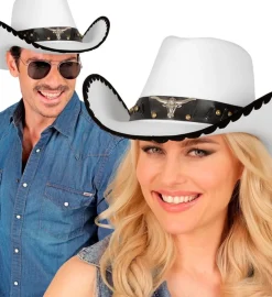 Texas Cowboyhat Hvid