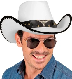 Texas Cowboyhat Hvid
