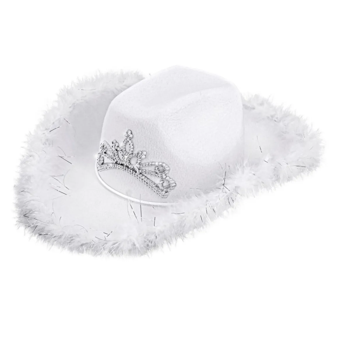 Tiara Cowboyhat Hvid