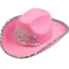 Tiara Cowboyhat Lyserød