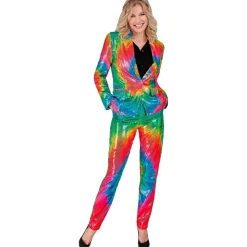Tie Dye Paillet Bukser Regnbue
