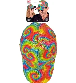 Tie-Dye Paillet Kasket Regnbue