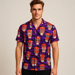 Tikimasker Hawaiiskjorte