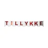 Tillykke Banner Rød