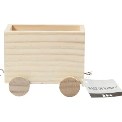 Togvogn Dekoration Træ Beige