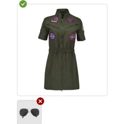 Top Gun® Kjole Kostume