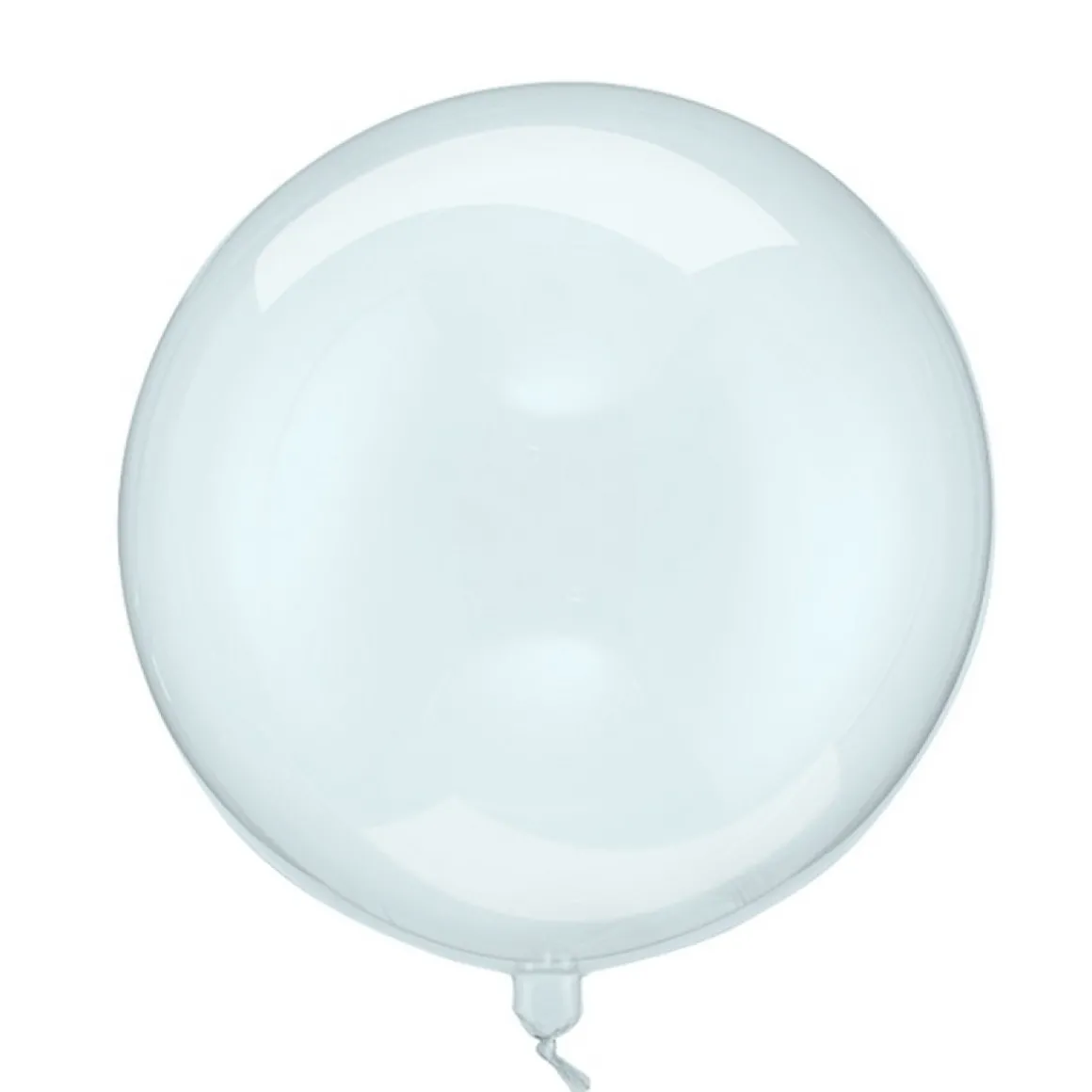 Transparent Kuglerund Ballon Blå