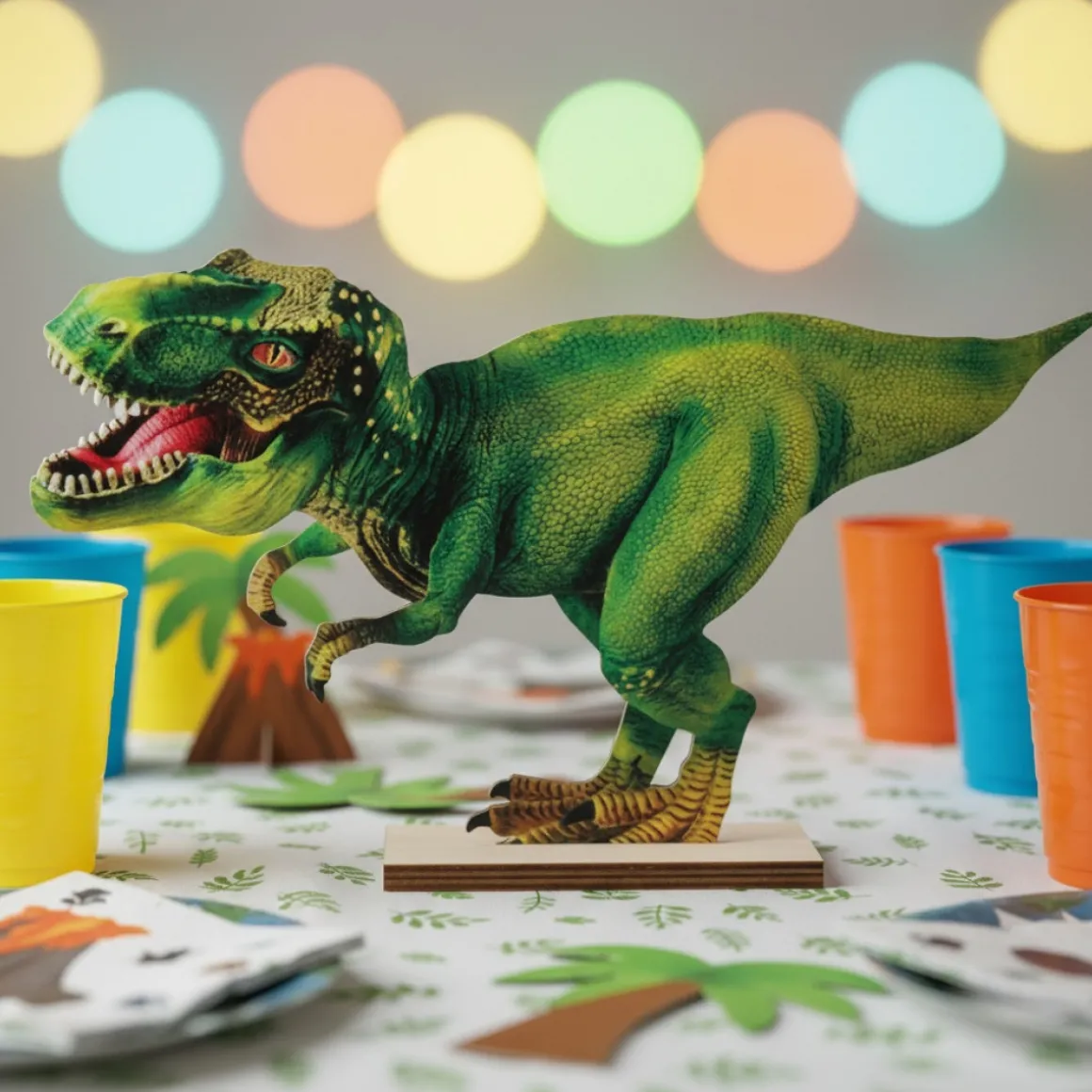 T-Rex Dinosaur Borddekoration