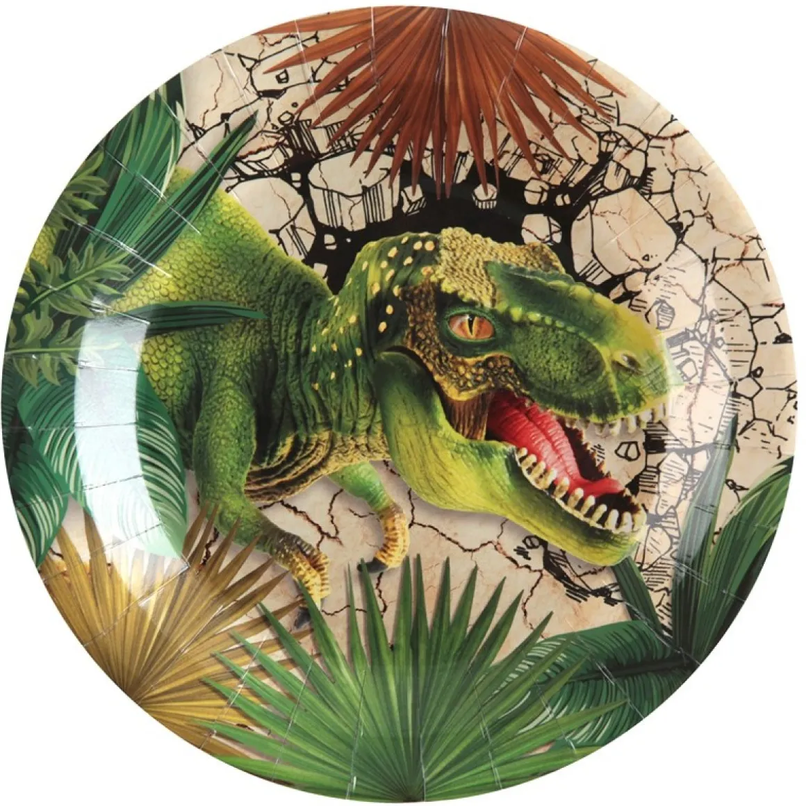 T-Rex Dinosaur Paptallerkener
