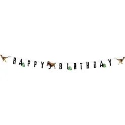 T-Rex Happy Birthday Guirlande