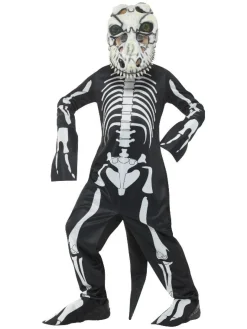 T-Rex Skelet Børnekostume