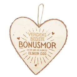 Træhjerte Verdens Bedste Bonusmor
