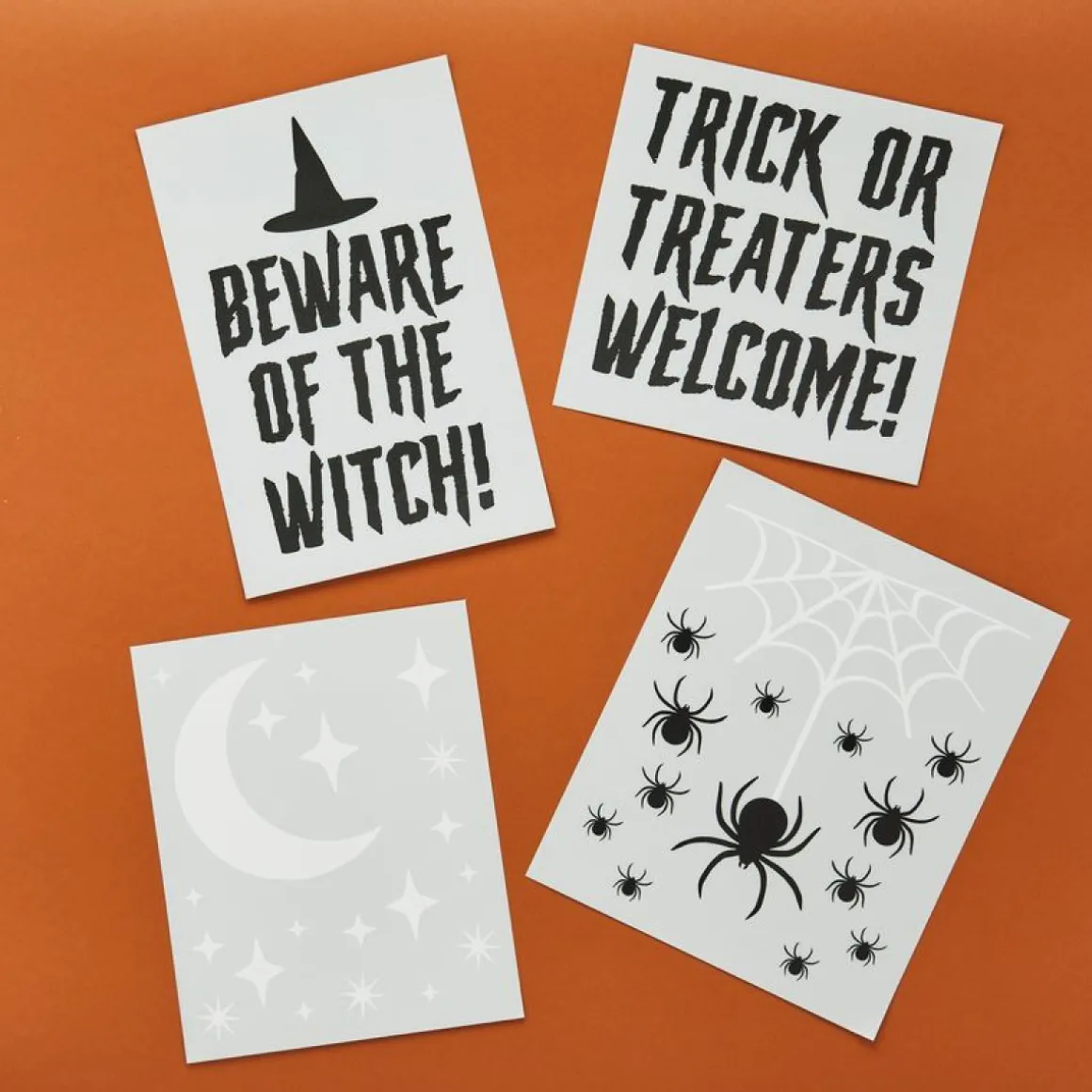 Trick Or Treat Vinduesklistermærker