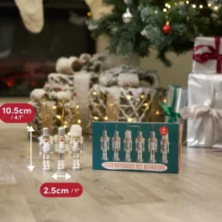 Træ Nøddeknækkere Juletræspynt Hvid