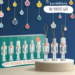 Træ Nøddeknækkere Juletræspynt Hvid
